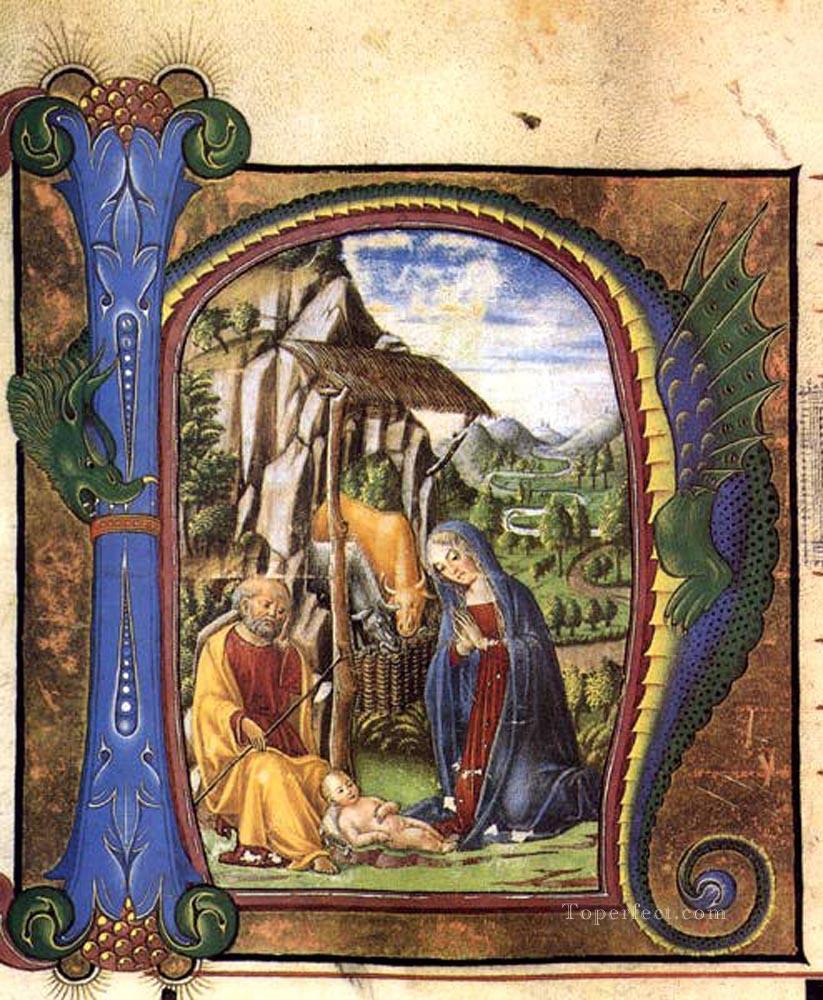 Nativity 1460 Sienese Francesco di Giorgio Oil Paintings